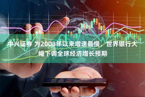 中兴证券 为2008年以来增速最慢，世界银行大幅下调全球经济增长预期