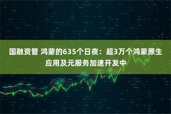 国融资管 鸿蒙的635个日夜：超3万个鸿蒙原生应用及元服务加速开发中