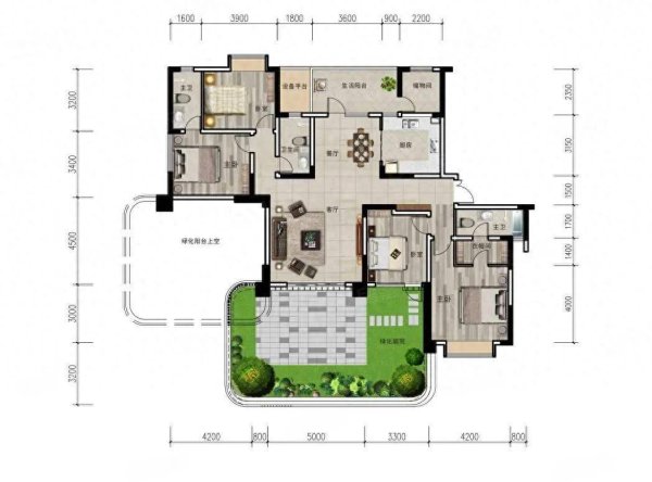 点搭网配资 真正高端的花园户型，以“未来化人居设计”诠释舒适真谛